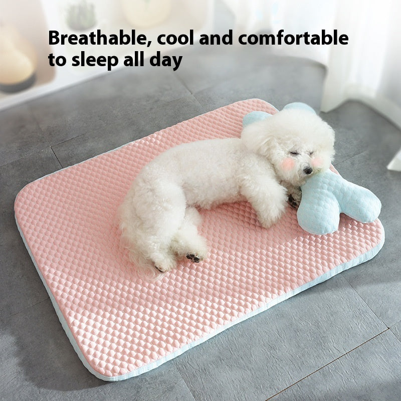 Orthopedic Cooling Dog Bed – Soft, Breathable, Summer-Ready Comfort!