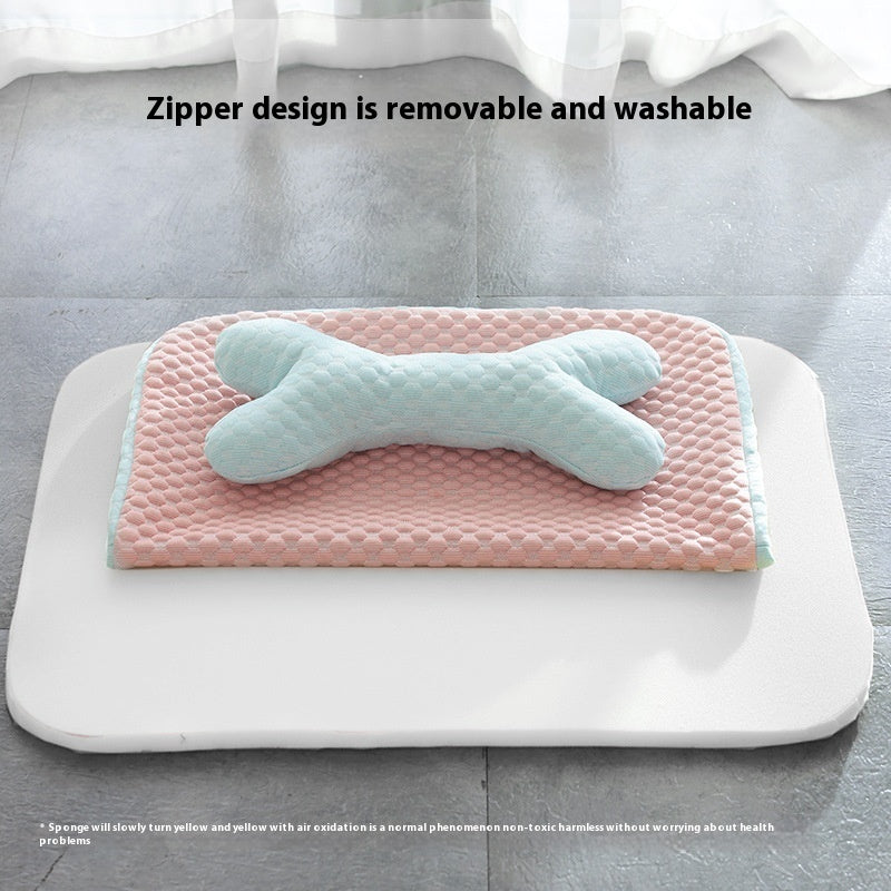 Orthopedic Cooling Dog Bed – Soft, Breathable, Summer-Ready Comfort!