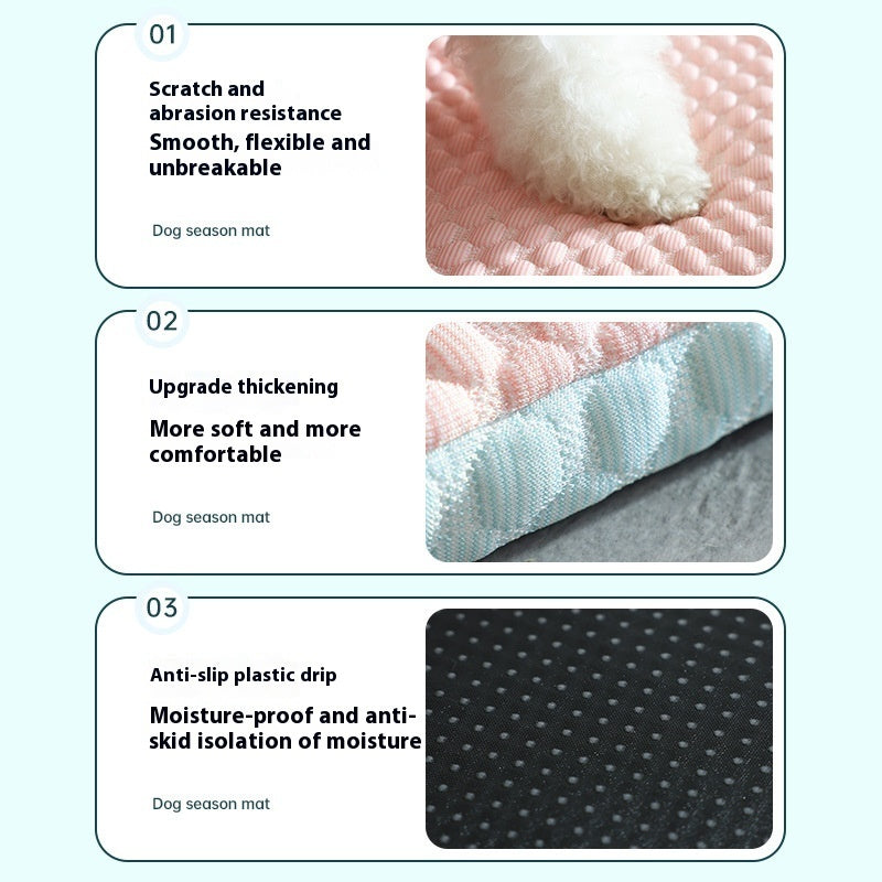 Orthopedic Cooling Dog Bed – Soft, Breathable, Summer-Ready Comfort!